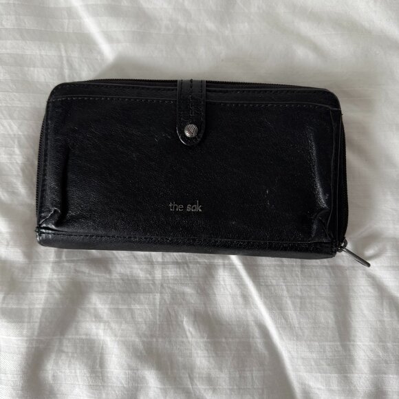 The Sak - Black Leather Wallet - Picture 1 of 11